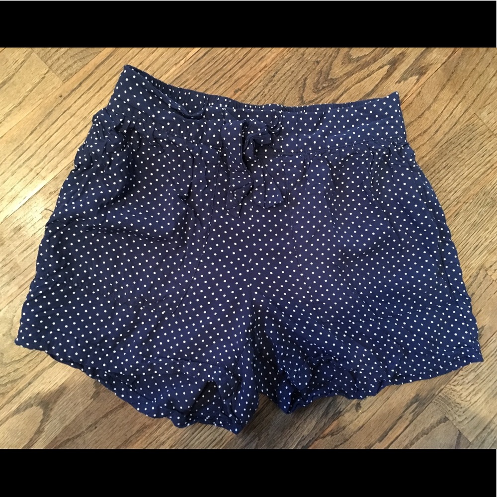 Girls Gap Polka Dot Tie Shorts